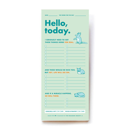 Funny and Witty Refrigerator Notepad Image by The Raccoon Society