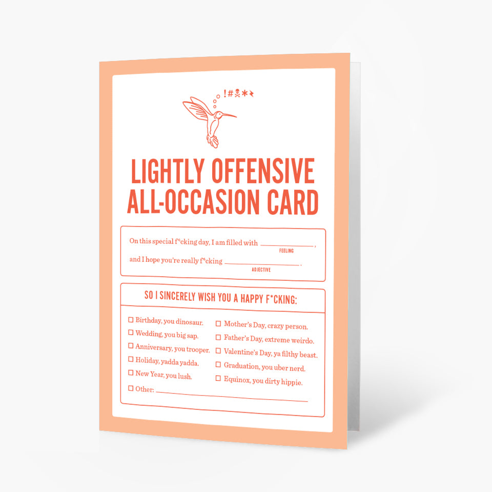 "Offensive" All-Occasion Card