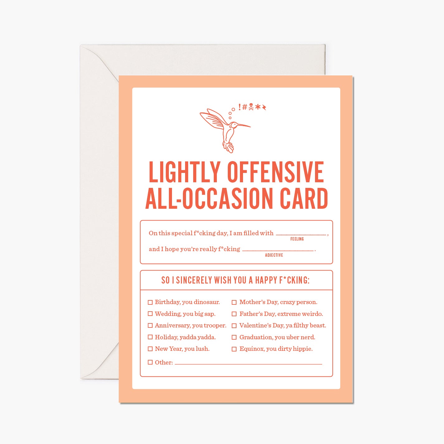 "Offensive" All-Occasion Card