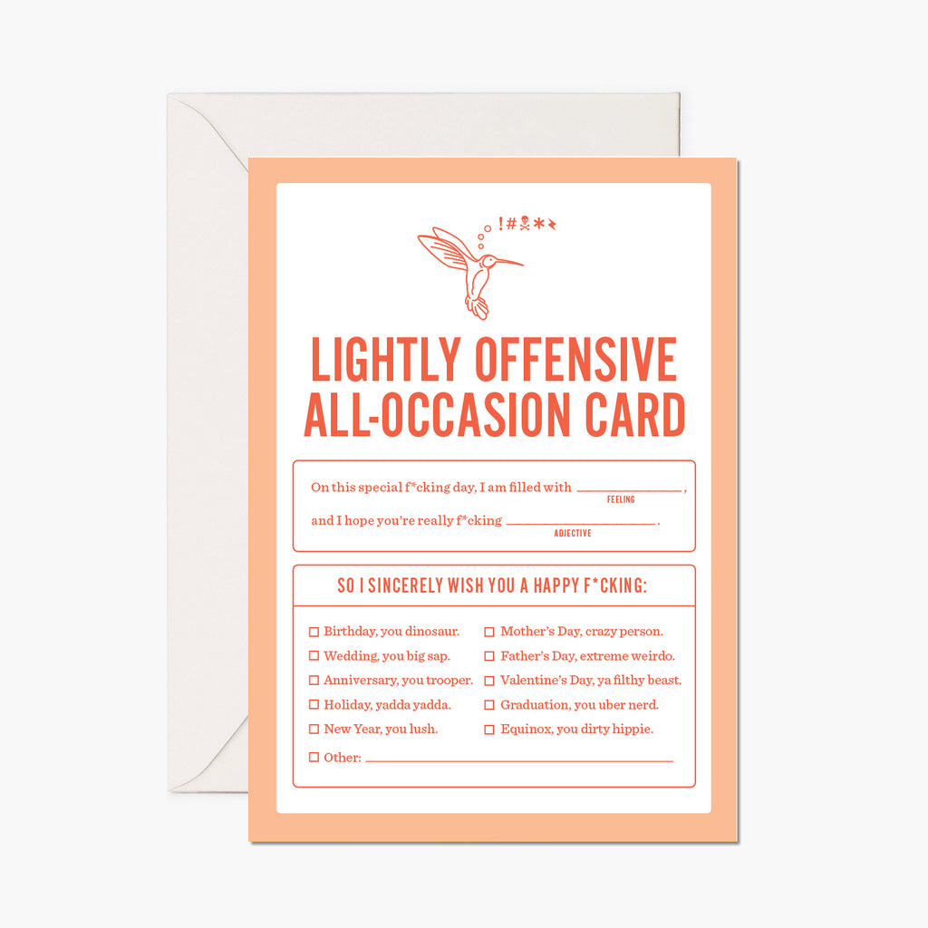 "Offensive" All-Occasion Card