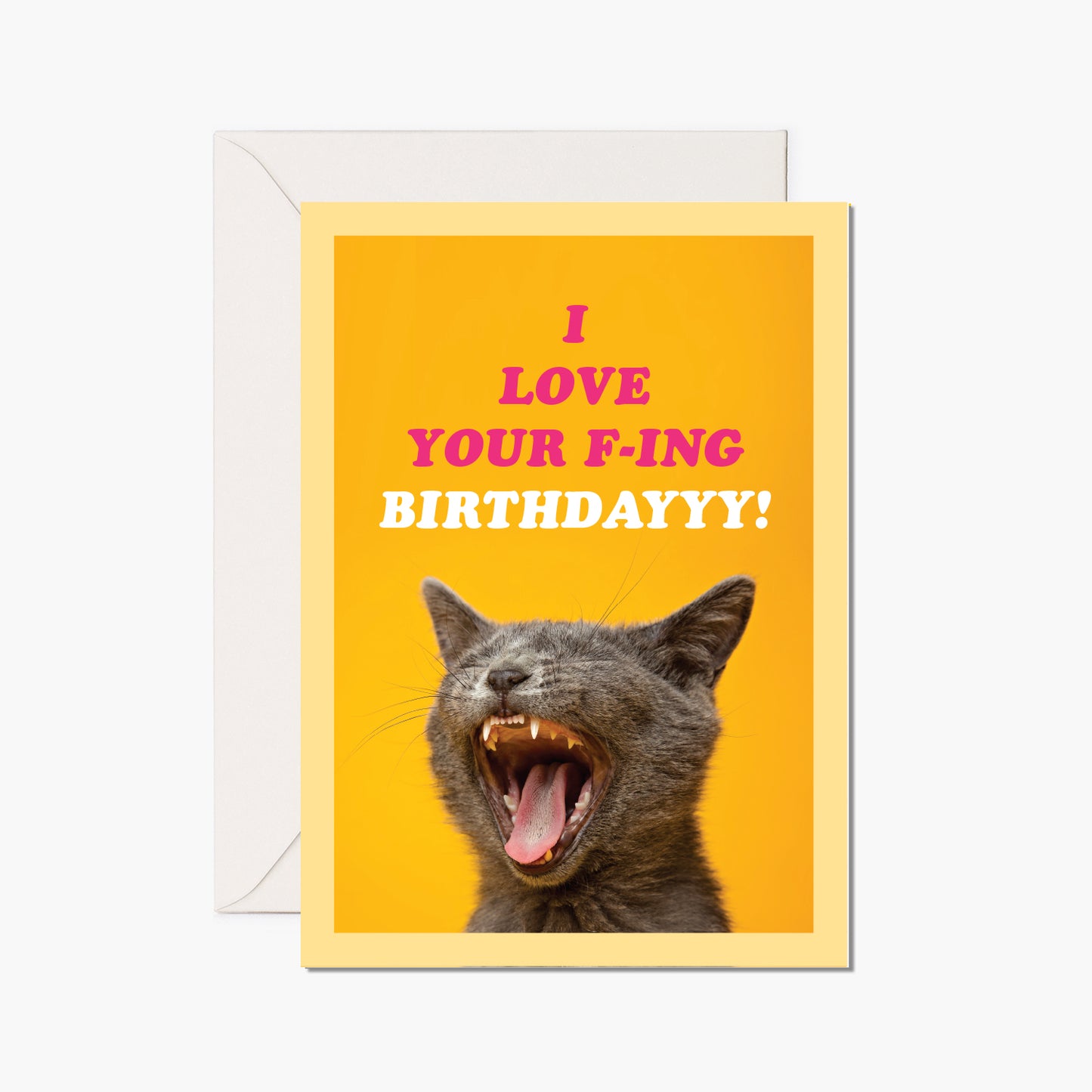 Enthusiastic Cat - Birthday