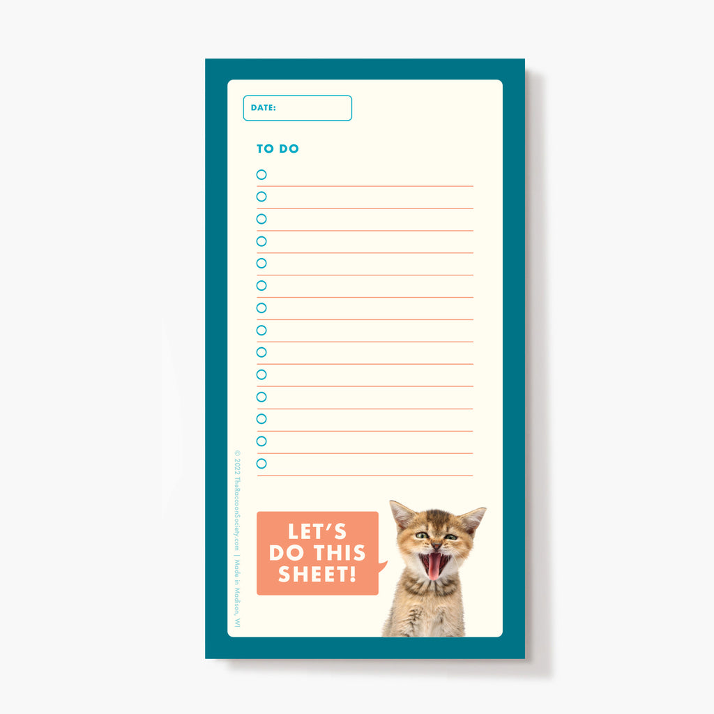 Kitten To-Do Notepad - Do This Sheet
