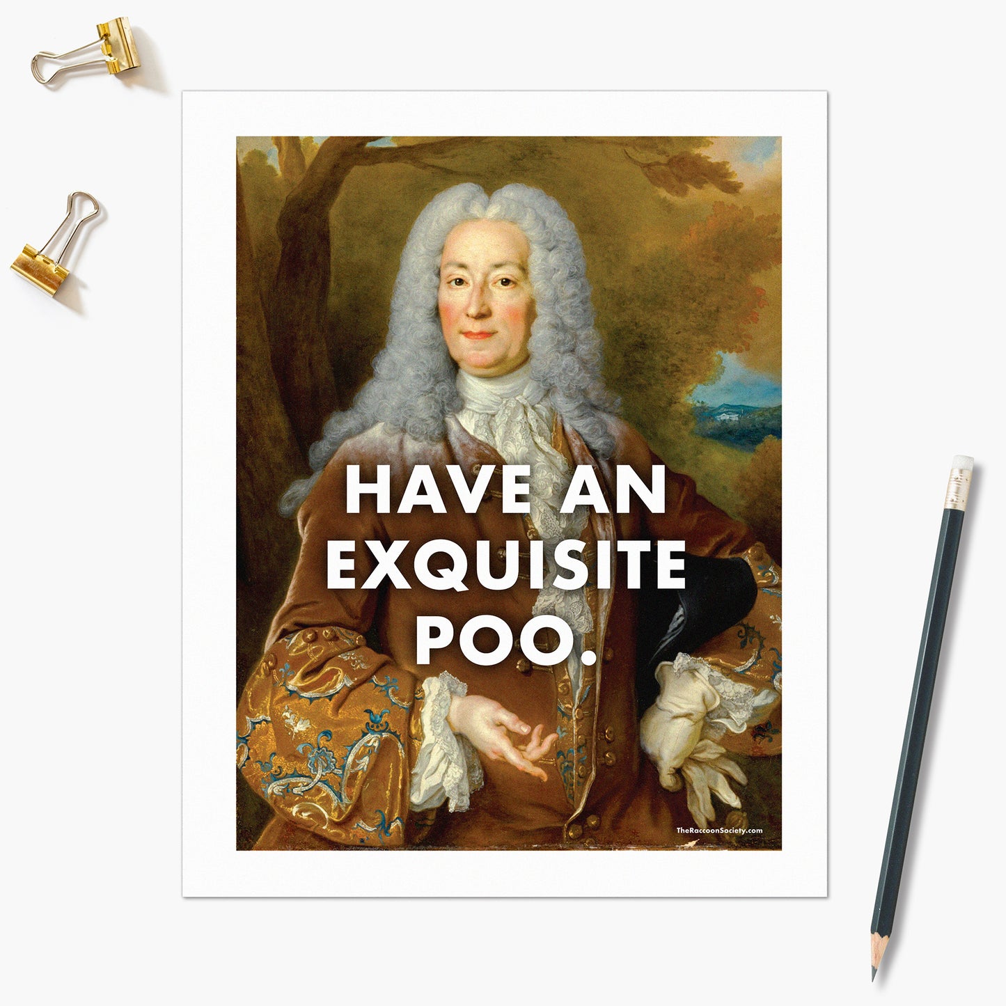 Bathroom Print: Exquisite Poo