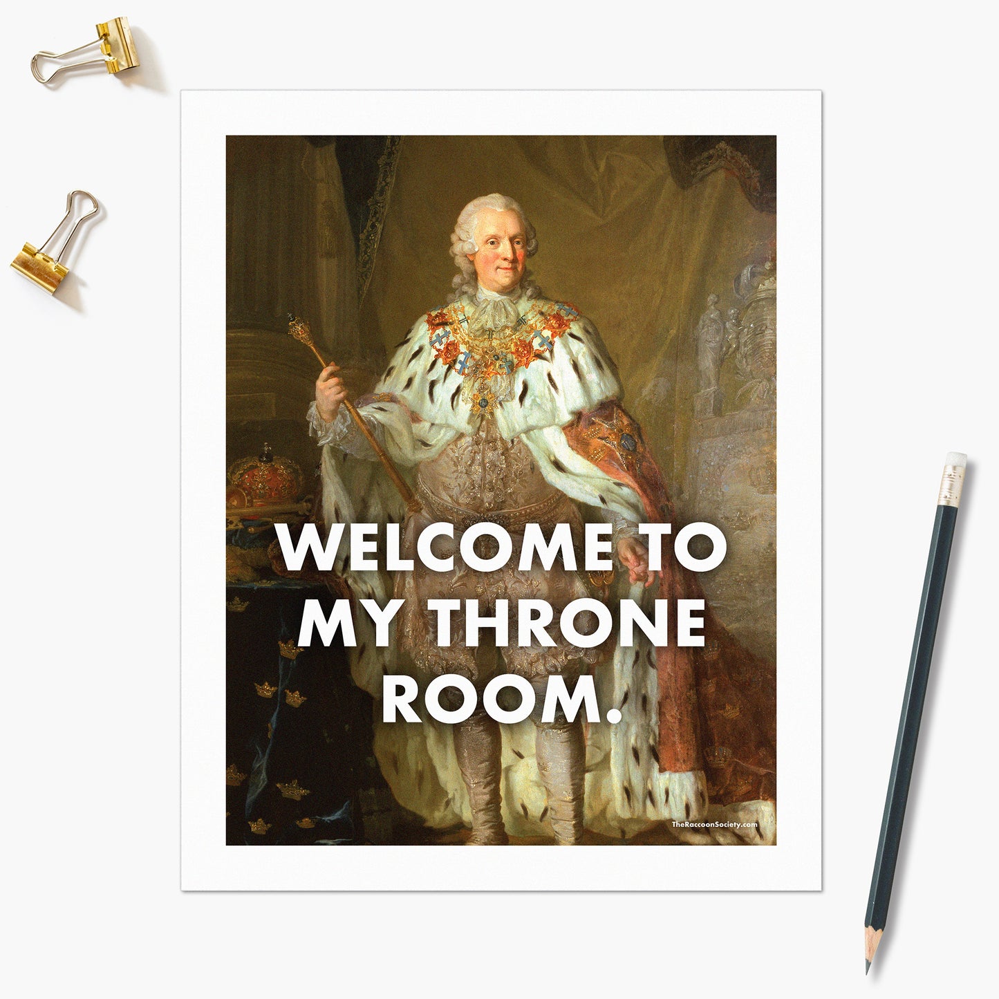 Bathroom Print: My Throne Room