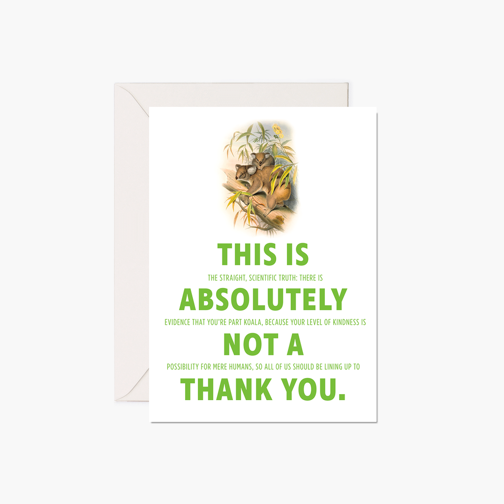 Thank You Card - Koalas