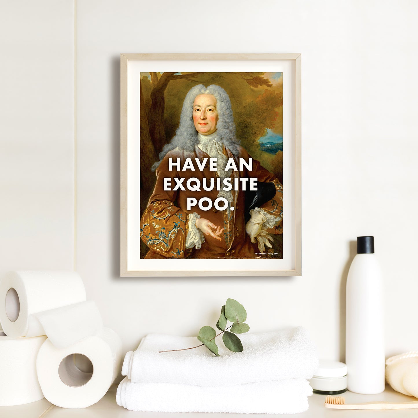 Bathroom Print: Exquisite Poo